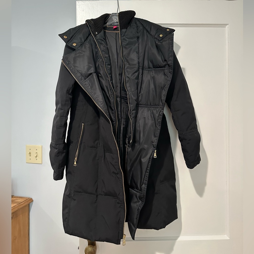 Vince Camuto black puffer winter coat